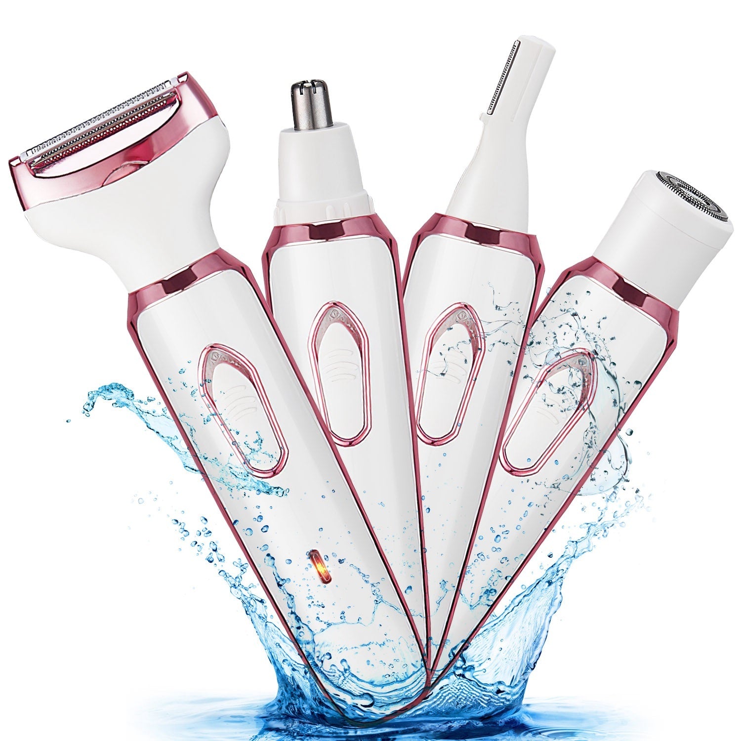 Depilador Elétrico para Mulheres / Kit De Higiene Recarregáveis Sobrancelha Nariz Pêlos Pêlos Pubianos Aparador De Biquíni Barbeador Facial