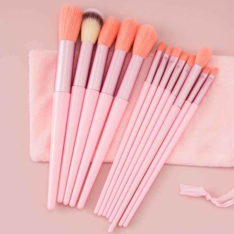 Conjunto de 13 pincéis de maquiagem, pincel para corretivo, blush, pó, sombra, iluminador, base, ferramentas cosméticas de beleza