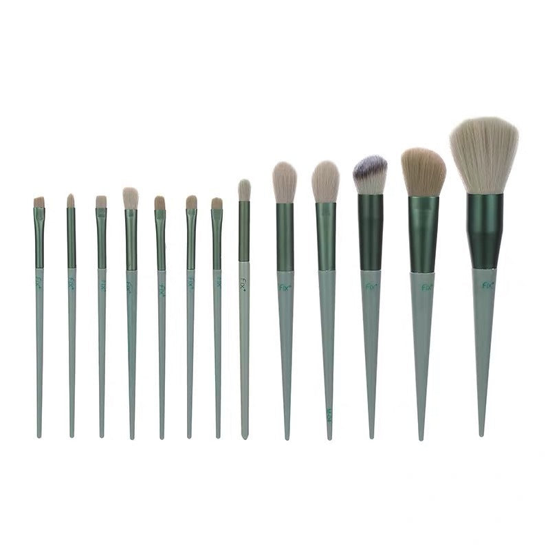 Conjunto de 13 pincéis de maquiagem, pincel para corretivo, blush, pó, sombra, iluminador, base, ferramentas cosméticas de beleza