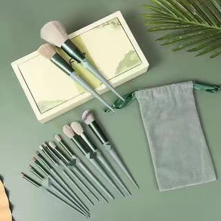 Conjunto de 13 pincéis de maquiagem, pincel para corretivo, blush, pó, sombra, iluminador, base, ferramentas cosméticas de beleza